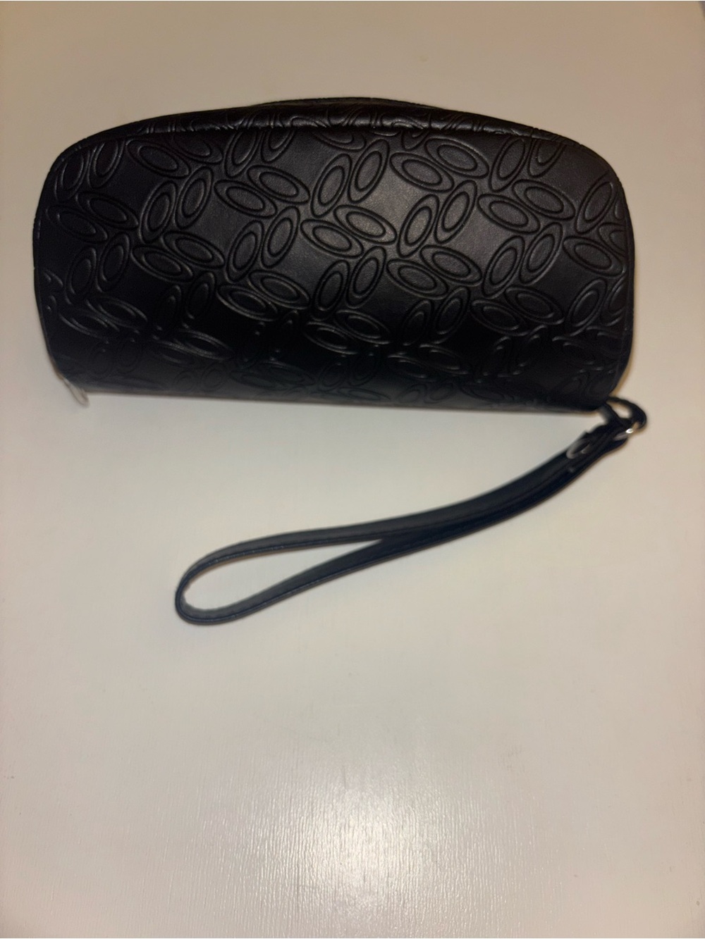 Oakley Black Embossed Ellipse Logo Sunglasses Case